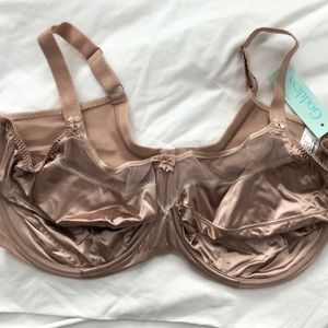 Goddess NWT Keira Underwire Bra size 46J, fawn